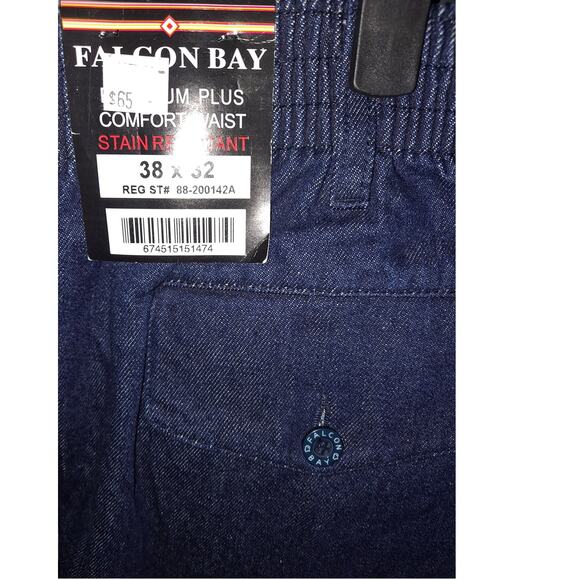NWT Falcon Bay Flexible Waistband‎ Size 38x32 - Picture 3 of 6